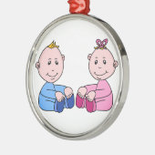 TWINS METALEN ORNAMENT (Links)