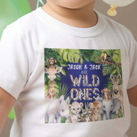 Twins Navy Blue, Wild One Safari, Oerwoud Boy 1st
