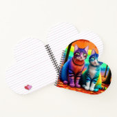 Twins of Cats Digitale Art-56467 Notitieboek (Binnen)