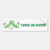 Twins on board bumpersticker (Voorkant)