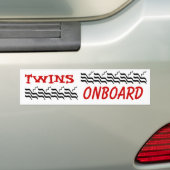 Twins ONBOARD Bumpersticker (Op auto)