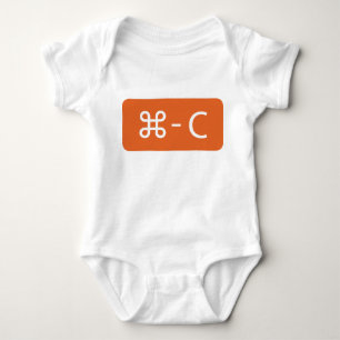 Twins Oranje Command - C 'Copy'-Shirt Romper