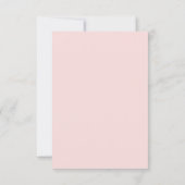 Twins Owls - Hartelijk dank (roze) Bedankkaart (Achterkant)