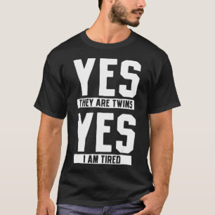 Twins Parent Mam Pap T-shirt
