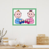 TWINS POSTER (Keuken)
