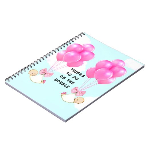 Twins Pregnancy Gift Notitieboek (Linkerzijde)