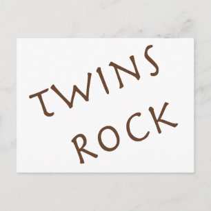 Twins Rock Briefkaart