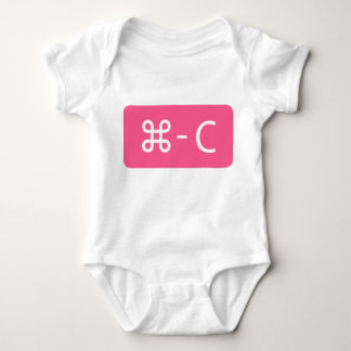 Twins roze opdracht - C 'Copy'-Shirt Romper