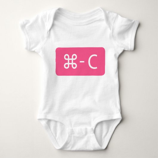 Twins roze opdracht - C 'Copy'-Shirt Romper (Voorkant)