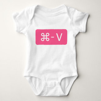 Twins roze opdracht - V 'Deeg'-Shirt Romper