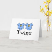 Twins Schattige Bodysuit 2 jongens Kaart (Gele Bloem)
