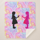 Twins Sherpa Blanket. Sherpa Deken (Voorkant)