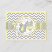 Twins Stropdas Tutu Luier Raffle Ticket Informatiekaartje (Achterkant)