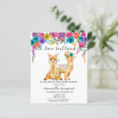 Twins Taco Fiesta Baby shower Llama Floral (Staand voorkant)