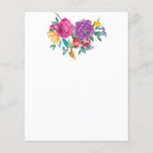 Twins Taco Fiesta Baby shower Llama Floral (Achterkant)