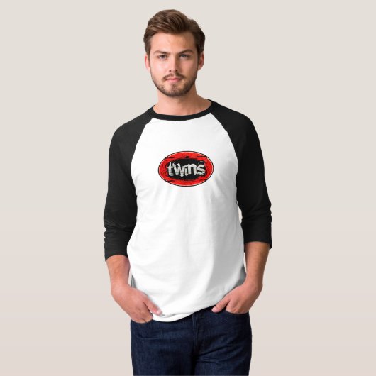Twins - Tattoo ontwerp T-shirt (Voorkant volledig)