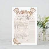 Twins Teddy Bear die de Ouders kent die het spelle (Staand voorkant)