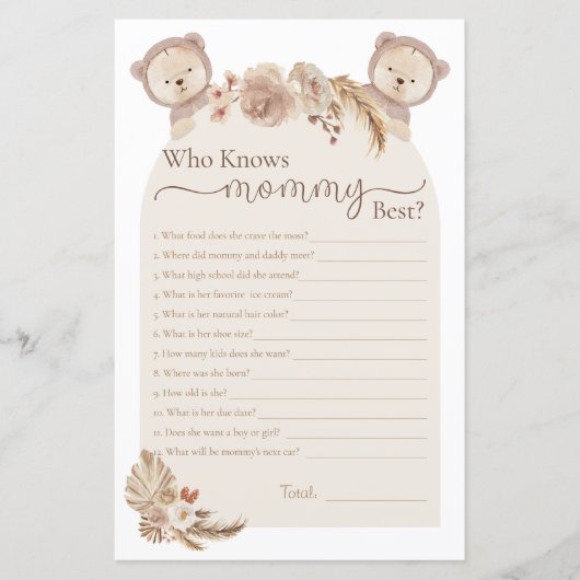 Twins Teddy Bear die mama het beste schoenenspel k (Voorkant)