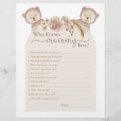 Twins Teddy Bear die mama het beste schoenenspel k (Voorkant)