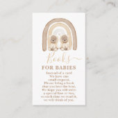 Twins Teddy Bear en Rainbow Books for Babies Kaart (Voorkant)