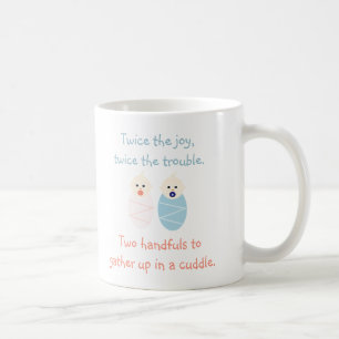 Twins = Twee keer het Joy Cute Poem Koffiemok