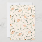 Twins Twee kleine pompoenen Herfst Baby shower Kaart (Achterkant)