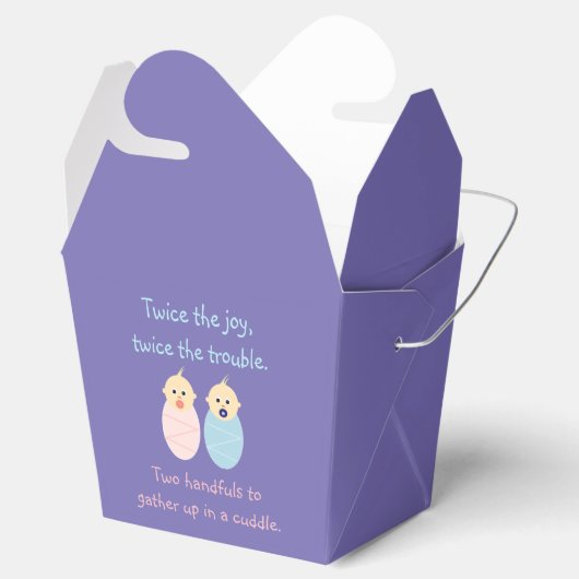 Twins = Tweemaal de Joy Bedankdoosjes (Geopend)
