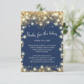 Twins Twinkle Little Star Book voor Baby Informatiekaartje (Staand voorkant)