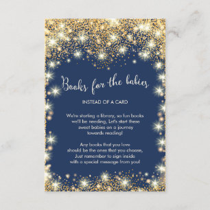 Twins Twinkle Little Star Book voor Baby Informatiekaartje