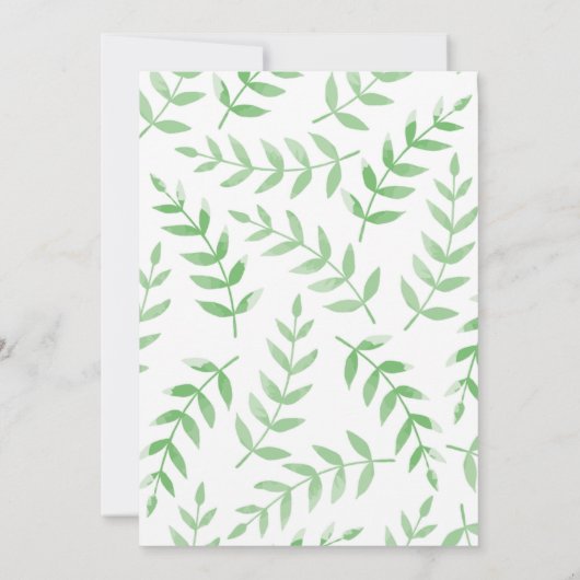 Twins-uitnodiging Kaart (Achterkant)