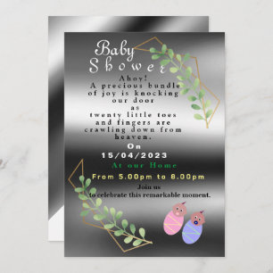 Twins-uitnodiging Kaart