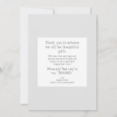 Twins Ultrasound Bedankt Baby-afvlakking (Achterkant)