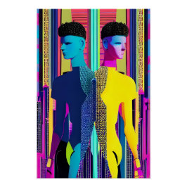 Twins van concentratie perfect poster