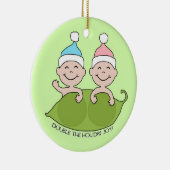 TWINS: Verdubbel de Vakantige Joy! Keramisch Ornament (Rechts)