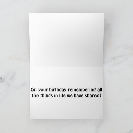 **TWIN'S** VERJAARDAG - ONTHOUD ALLES WAT WE HEBBE KAART (Binnen)