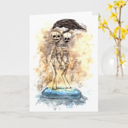 Twins - Vrienden voor altijd Kaart (Gele Bloem)