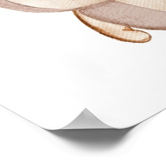 Twins we kunnen boho Baby shower welkom heten Poster (Hoek)