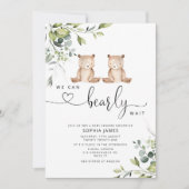 Twins We kunnen snel op uitnodiging van baby showe (Voorkant)