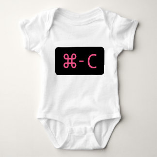 Twins zwart/roze opdracht - C 'Copy'-Shirt Romper