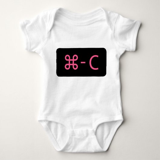 Twins zwart/roze opdracht - C 'Copy'-Shirt Romper (Voorkant)