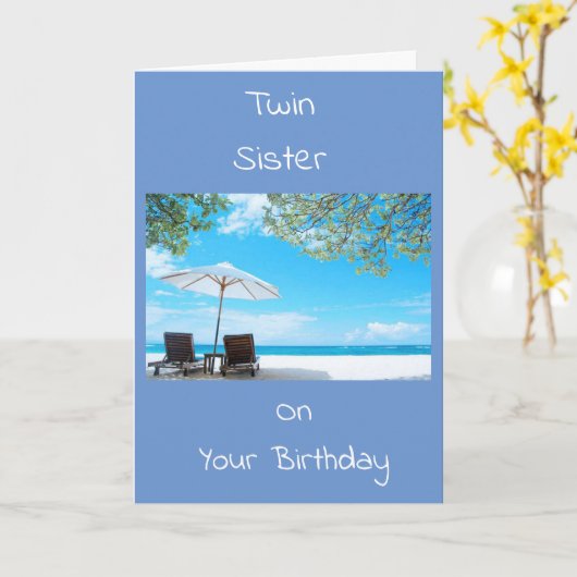 **TWINSISTER** GEBRUIK UW GROTE KAART (Gele Bloem)