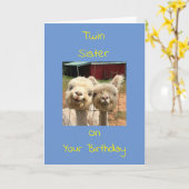 **TWINSISTER** GEBRUIK UW GROTE KAART (Gele Bloem)