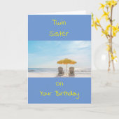 **TWINSISTER** GEBRUIK UW GROTE KAART (Gele Bloem)