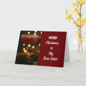 TWINSISTER'S "CHRISTMAS"-KAART KAART (Gele Bloem)