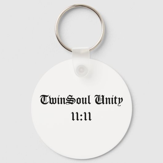 TwinSoul Unity 11:11 Sleutelhanger (Voorkant)