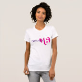 Twintig 16 liefdesroze hart 2016 dames t-shirt (Voorkant volledig)