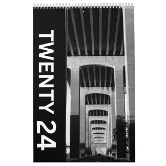 Twintig 24 Zwart-wit - Kalender