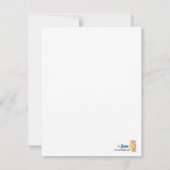 Twintig apen Baby Oerwoud 4x5 Flat Dank u wel Notitiekaartje (Achterkant)