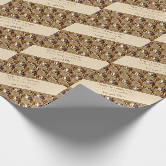 Twintig derde Jubileum, Topaz, Cadeaupapier (Hoek)