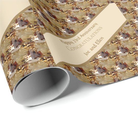 Twintig derde Jubileum, Topaz, Cadeaupapier (Rol Hoek)